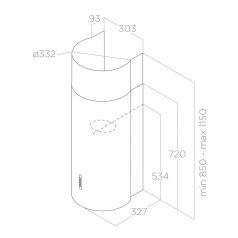 Elica - Páraelszívó STONE IX/A/33