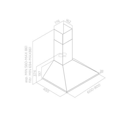 Turboair - Páraelszívó CERTOSA IX/A/60/PB