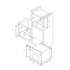 CATA - Beépíthető sütő MDS-8008 WH