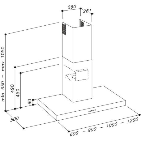 Sirius - Páraelszívó SL-31 90 cm - A készlet erejéig rendelhető!