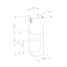 Sirius - Páraelszívó MO-209 inox