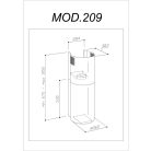 Sirius - Páraelszívó MO-209 fekete