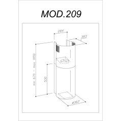 Sirius - Páraelszívó MO-209 fekete
