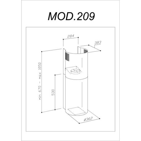 Sirius - Páraelszívó MO-209 fekete