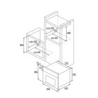 CATA - Beépíthető sütő MDS-8007 WH