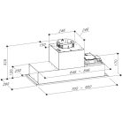Sirius - Páraelszívó SL-903 P 90 cm inox