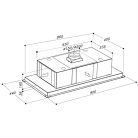 Sirius - Páraelszívó SLT-958 EM H200 TW (Inox) motor nélkül