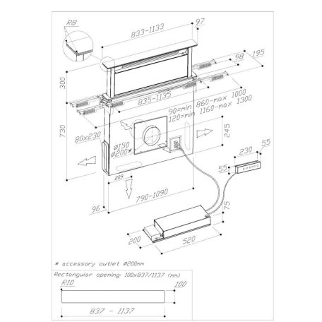 Sirius - Páraelszívó S-DD STONE 90 EM motor nélkül