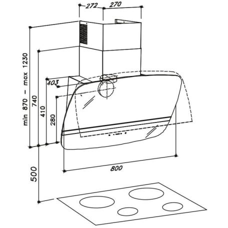 Sirius - Páraelszívó SLTC-91 fekete üveg