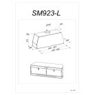 Sirius - Páraelszívó SM-923 L 85 cm inox