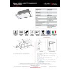 Sirius 709673903 mennyezetbe építhető páraelszívó SLT-967 EM motor nélkül - A készlet erejéig rendelhető!