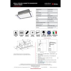   Sirius 709673903 mennyezetbe építhető páraelszívó SLT-967 EM motor nélkül - A készlet erejéig rendelhető!