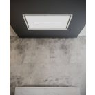 Sirius 709713741 mennyezetbe építhető páraelszívó SLT-971 LESS EM TW 120 cm fehér motor nélkül