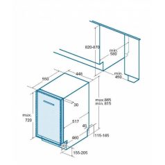 CATA - Beépíthető mosogatógép LVI-46010