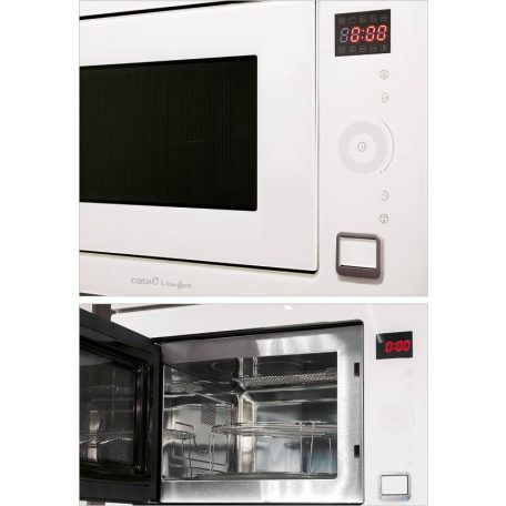 CATA - Beépíthető mikrohullámú sütő MC-25 GTC WH Can Roca