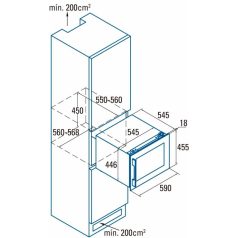 CATA - Beépíthető borhűtő VI-54024 X