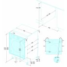 CATA - Beépíthető mosogép LI-08014/A