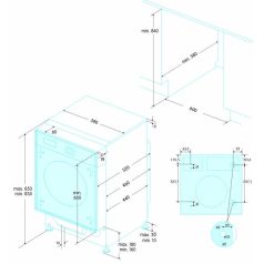 CATA - Beépíthető mosogép LI-08014/A