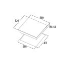 CATA - Beépíthető indukciós főzőlap IB-6304E2 BK