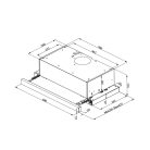 Davoline - Páraelszívó SPOT Q ECO 060 GR-IX + FA125/3 bekötő szett - A készlet erejéig rendelhető!