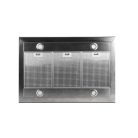 Davoline - Páraelszívó SQUARE sziget 90 cm fekete üveg előlappal