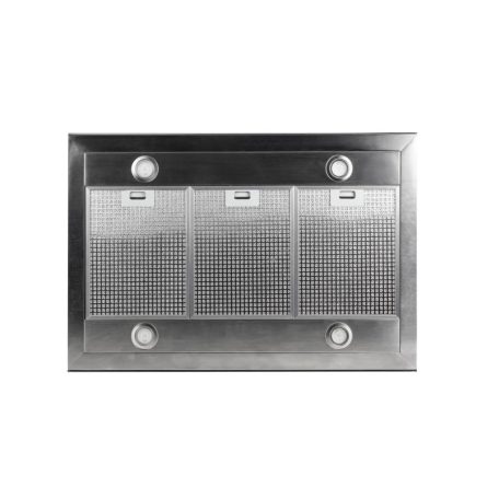 Davoline - Páraelszívó SQUARE sziget 90 cm fekete üveg előlappal