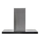 Davoline - Páraelszívó SQUARE sziget 90 cm fekete üveg előlappal