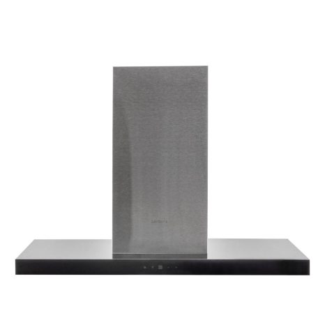 Davoline - Páraelszívó SQUARE sziget 90 cm fekete üveg előlappal