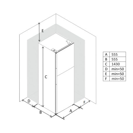 DAVOLINE - Hűtőszekrény kombinált RF-220E SLV NE + Ajándék Hűtőtáska