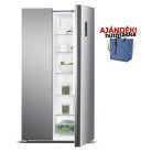 DAVOLINE - Hűtőszekrény kétajtós DSS-442D IX Inox + Ajándék Hűtőtáska