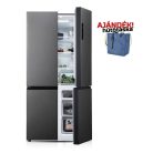 DAVOLINE - Hűtőszekrény, side by side, D4SS-608D IX NO FROST + Ajándék Hűtőtáska