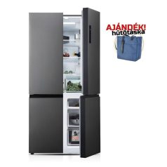   DAVOLINE - Hűtőszekrény, side by side, D4SS-608D IX NO FROST + Ajándék Hűtőtáska