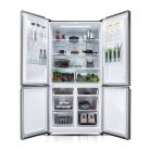 DAVOLINE - Hűtőszekrény, side by side, D4SS-608D IX NO FROST + Ajándék Hűtőtáska