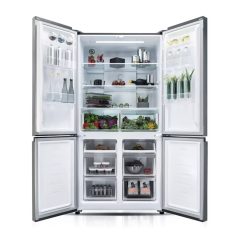   DAVOLINE - Hűtőszekrény, side by side, D4SS-608D IX NO FROST + Ajándék Hűtőtáska