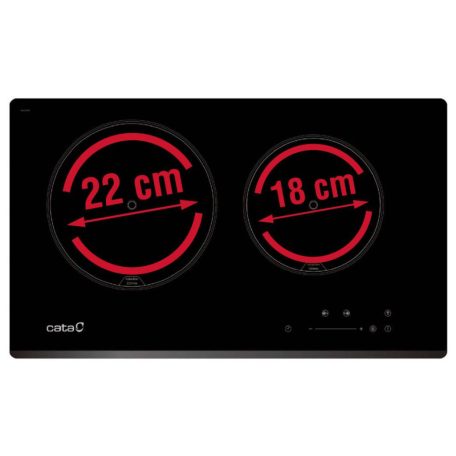 CATA - Beépíthető domino indukciós főzőlap IB-2 PLUS BK