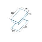 CATA - Beépíthető domino kerámia főzőlap TD-3002 BK/B