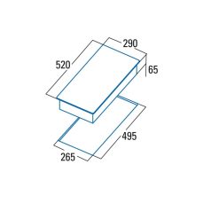 Cata - Beépíthető domino kerámia főzőlap TD-3002 BK/B