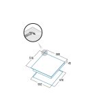 CATA - Beépíthető gázfőzőlap LGD-631 X inox