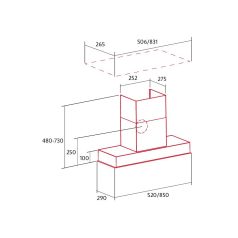 Nodor - Páraelszívó NorBreeze CUDO 520 SS inox