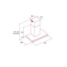 Nodor - Páraelszívó NorBreeze SLIM 70 BK Hob to Hood