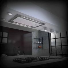   NODOR - Páraelszívó NorBreeze ISLA DEIMOS 1000 RF Inox/Fehér hob to hood + plazma filter QUADRO 800 R