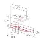 Nodor - Páraelszívó NorBreeze GREGAL 90 WH NMOTION Hob to Hood
