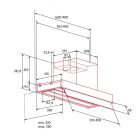Nodor - Páraelszívó NorBreeze GREGAL 60 WH NMOTION Hob to Hood