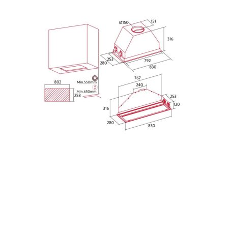 Nodor - Páraelszívó NorBreeze ECLIPSE 90 BK