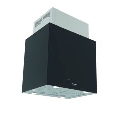  Nodor - Páraelszívó NorBreeze ISLA CUBE GLASS ECO 60 BK/A fekete Hob to Hood