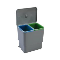  EKOTECH - Beépíthető hulladékgyűjtő SESAMO 45 - 2x8 liter