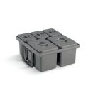 EKOTECH - Beépíthető hulladékgyűjtő JAZZ 45 - 1x12 liter+3x5 liter