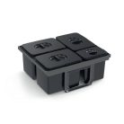 EKOTECH - Beépíthető hulladékgyűjtő JAZZ 60 - 2x15 liter+3x7 liter