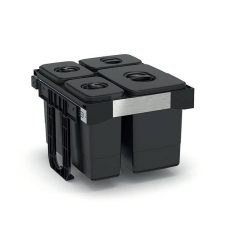   EKOTECH - Beépíthető hulladékgyűjtő FREE JAZZ 45 - 1x20 liter+3x7 liter