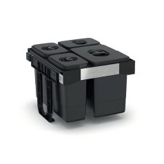   EKOTECH - Beépíthető hulladékgyűjtő FREE JAZZ 45 - 1x26 liter+3x7 liter